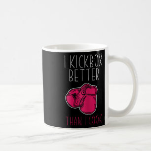 Womens Funny Kickboxer - I Love Kickboxing Coffee Mug