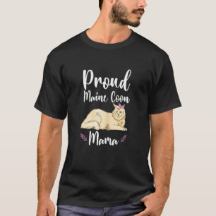 Womens Funny Maine Coon Graphic For Women And Mum T-Shirt