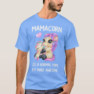 Womens Funny Mamacorn Unicorn Costume Mom Mother's T-Shirt