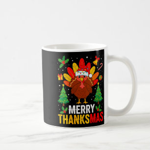 Womens Funny Merry Thanksmas Happy Thanksgiving Sa Coffee Mug