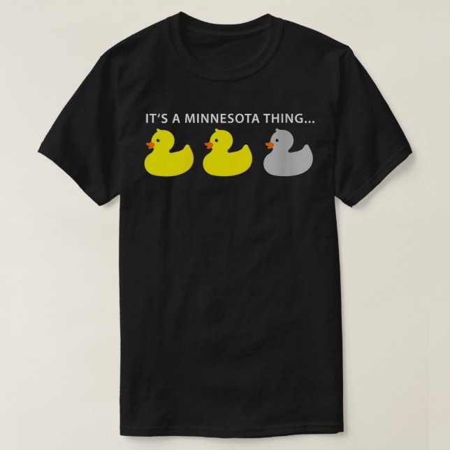 Womens Funny Minnesota Duck Duck Grey Duck VNeck  T-Shirt (Design Front)