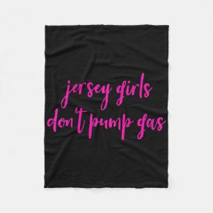 Womens Funny New Jersey Women, Jersey Girls Don't Fleece Blanket
