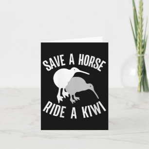 Womens Funny New Zealand Kiwi Meme Quote Save A Ho Card