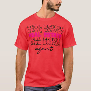 Womens Funny Real Estate Agent Vintage Realtor Lif T-Shirt