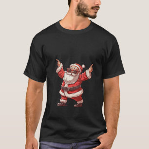 Womens Funny Santa Claus with Sunglasses Cool Sant T-Shirt