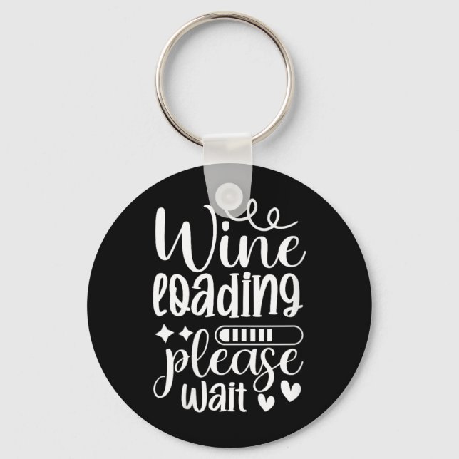 Womens Funny Sarcastic Drinking Alcohol Offensive Key Ring (Front)