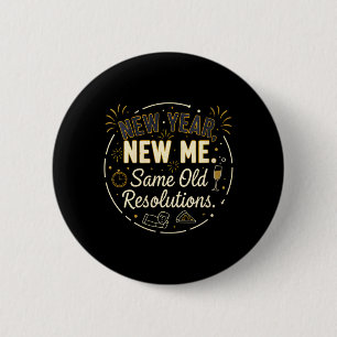 Womens Funny Sarcastic Humour Quote Lazy 6 Cm Round Badge