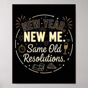 Womens Funny Sarcastic Humour Quote Lazy Poster
