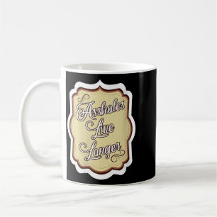 Womens Funny Sarcastic Humour Sarcasm Quote Holes Coffee Mug