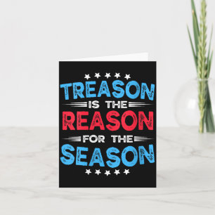 Womens Funny Saying Quote Humour Sarcastic Treason Card