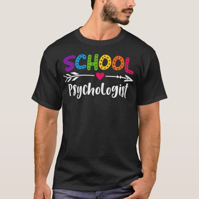 Womens Funny School Psychologist Great Idea Gift  T-Shirt (Front)