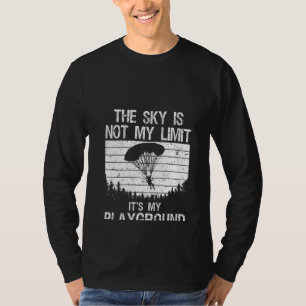 Womens Funny Skydiving Art For Men Women Skydive L T-Shirt