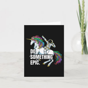 Womens Funny Spacecore Motivational Graphic, Do So Card