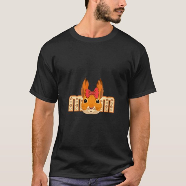 Womens Funny Squirrel Mum Rodent Gopher Chipmunk W T-Shirt (Front)
