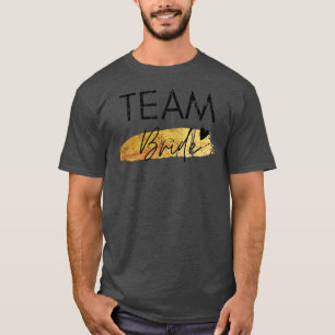 Womens Funny Team Bride Wedding Party Bridal Match T-Shirt