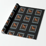 Womens Funny UGLY Hanukkah Christmas Pajama Horse Wrapping Paper<br><div class="desc">This is a great gift for your family,  friends during Hanukkah holiday. They will be happy to receive this gift from you during Hanukkah holiday.</div>