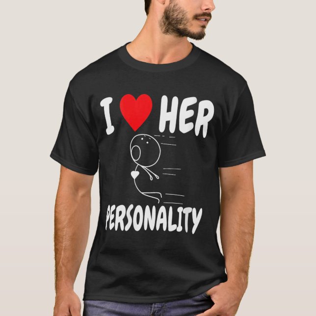 Women's Funny Valentine's Day Couple Matching I Lo T-Shirt (Front)