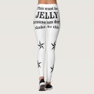 Women's Funny Workout Fashion JELLY SHAKE Leggings