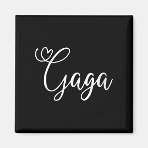 Womens Gaga Cute Heart Grandma V-neck Magnet