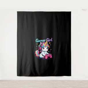 Womens Gamer Girl Gamer Unicorn Tank Top Tapestry