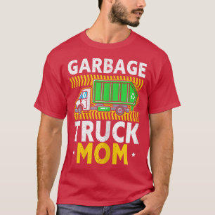 Womens Garbage Truck Mum Waste Management Recyclin T-Shirt