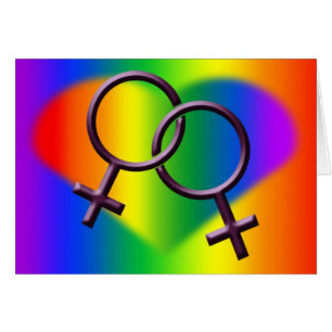 Women's Gay Pride Cards Rainbow Love Cards
