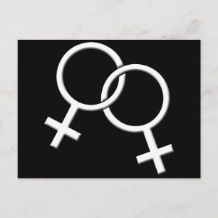 Women's Gay Pride Postcards Same-Sex Love Cards