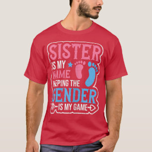 Womens Gender Reveal Design for a Keeper of the Ge T-Shirt
