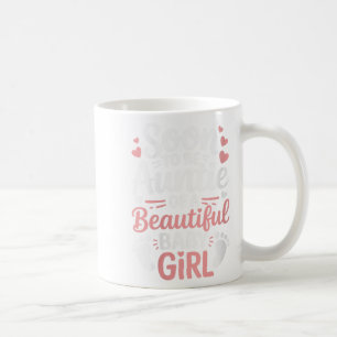 Womens Gender Reveal, Soon To Be Auntie Of A Beaut Coffee Mug
