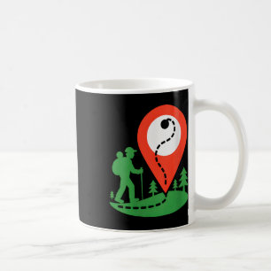 Womens Geocaching Hiking V-neck Coffee Mug