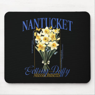 Womens Getting Daffy Nantucket Daffodil Flower Mouse Mat