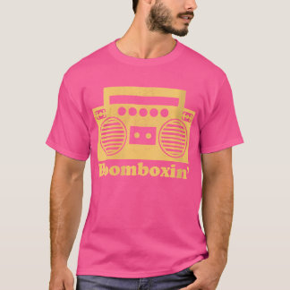 Womens Ghetto Blaster Old School 90S Hip Hop T-Shirt