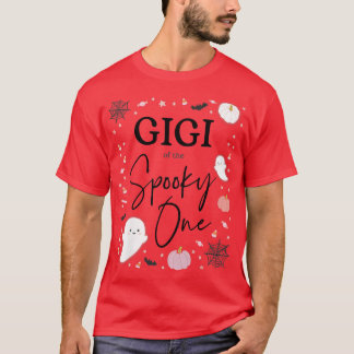 Womens Gigi of the Spooky One Girl First Birthday T-Shirt