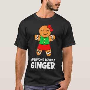 Womens Gingerbread Christmas Cookie Baking Everyon T-Shirt