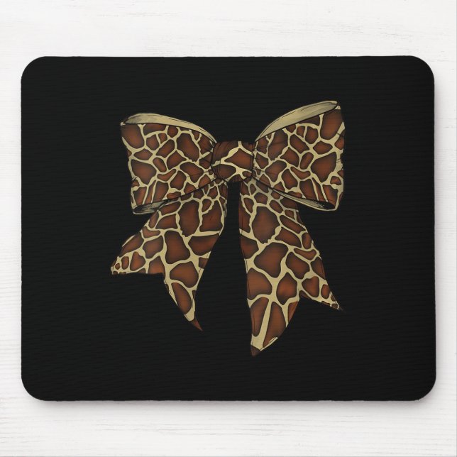 Womens Giraffe Animal Pattern Cute Halloween Costu Mouse Mat (Front)
