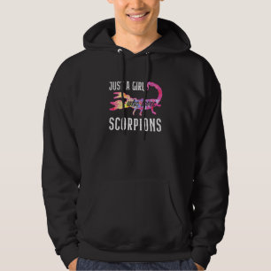 Womens Girl Who Loves Scorpions Horoscope Insect E Hoodie
