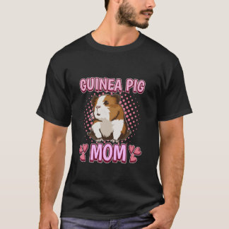 Womens Girls Guinea Pig Mum Mother s Day Cavy Guin T-Shirt