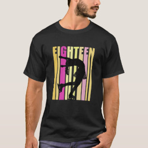 Womens Girls Ice Skating 18Th Birthday Figure Skat T-Shirt