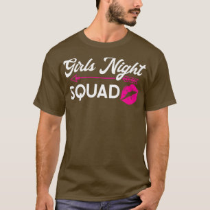 Womens girls night squad party ladies bride T-Shirt