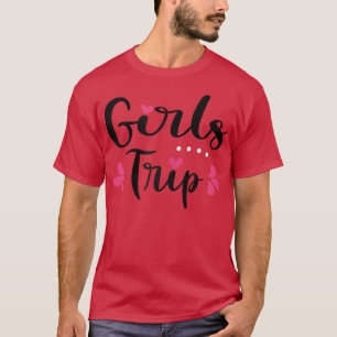 Womens Girls Trip 2022 Vacation Travel Funny Girls T-Shirt