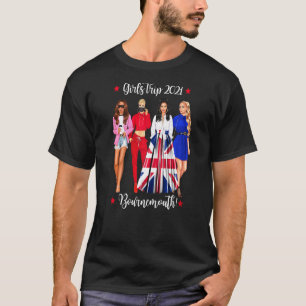 Womens Girls Trip Bournemouth Holiday Cute Woman H T-Shirt