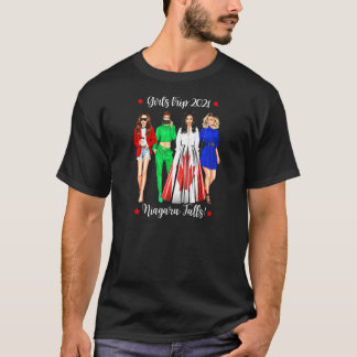 Womens Girls Trip Niagara Falls Vacation Cute Woma T-Shirt