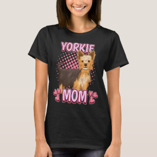Womens Girls Yorkie Mum Quote Mothers Day Yorkshir T-Shirt