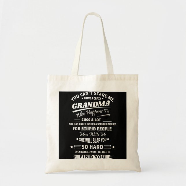 Womens Glamma Glamourous Grandma  Funny Grandma Gi Tote Bag (Front)
