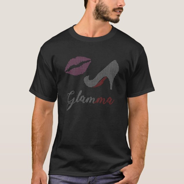 Womens Glamma Kiss And High Heel - Best Mother's D T-Shirt (Front)