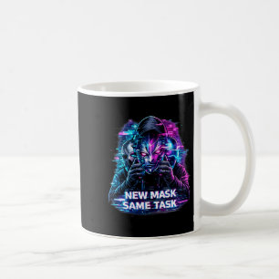 Women's Glitch Persona Affirmation _ New Mask Same Coffee Mug