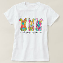 Womens Glitter Easter Bunny