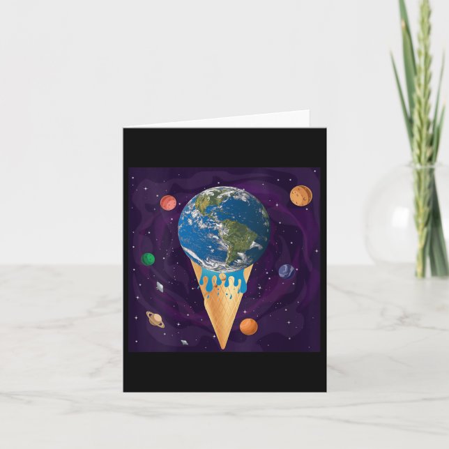 Womens Global Warming, Environmental Protection, Card (Front)