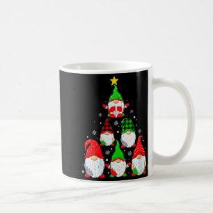 Womens Gnomes Christmas Tree Pajamas Funny Gnome H Coffee Mug