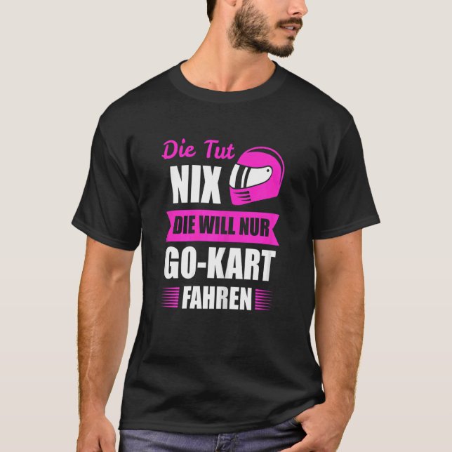Womens Go Kart Gokart Racing Kart Track T-Shirt (Front)